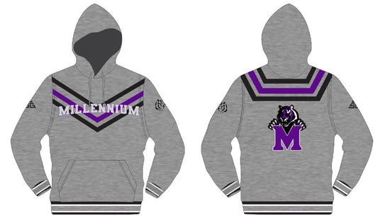 Millennium Wrestling DriFit Hoodie - Gray