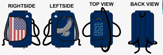 USA Veterans Wrestling Hybrid Duffle-Backpack