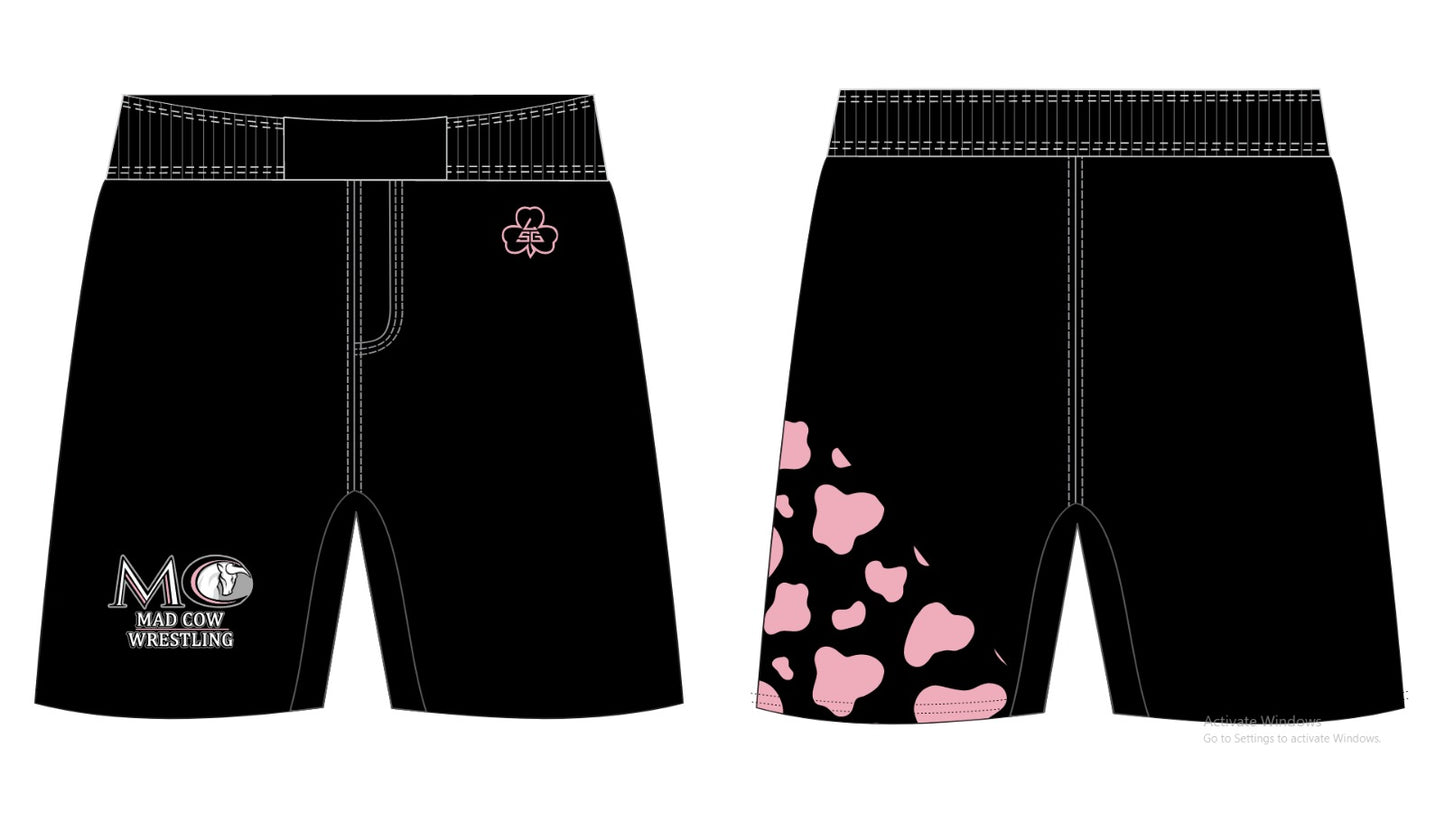 Mad Cow Wrestling Club Fight Shorts