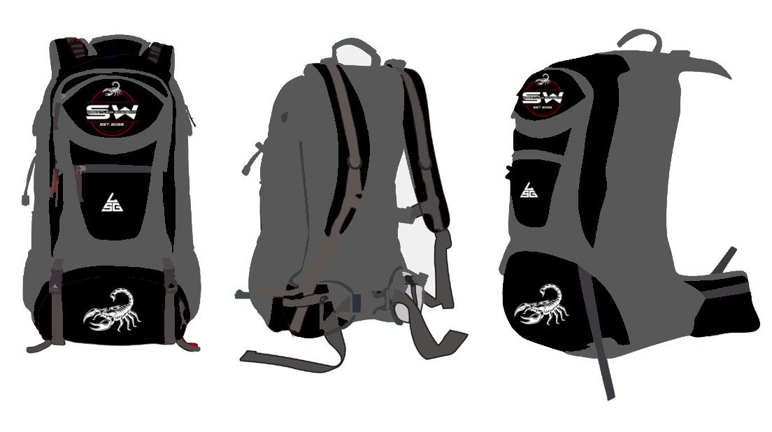 SWA Wrestling Gray Backpack