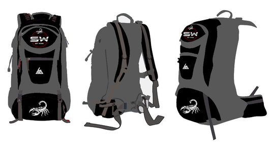 SWA Wrestling Gray Backpack