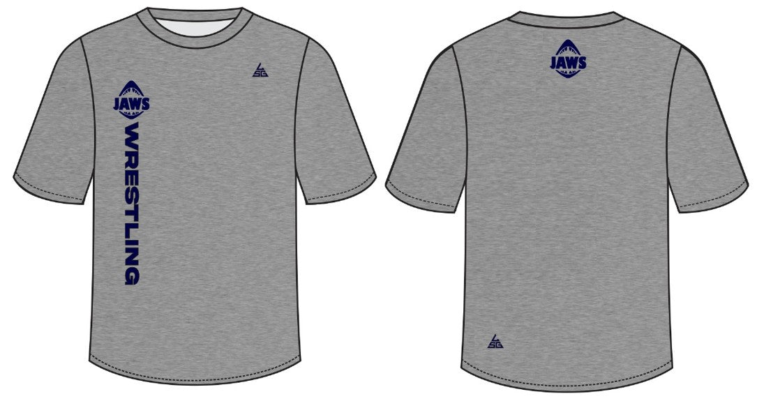 Jaws Wrestling T-Shirt - Gray