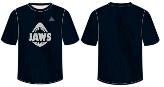 Jaws Wrestling T-Shirt - Navy Blue