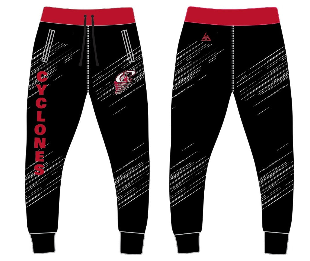 Cyclones Wrestling Joggers - Red