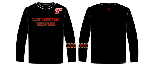 Lady Chieftain Black DriFit Longsleeve - Option 2