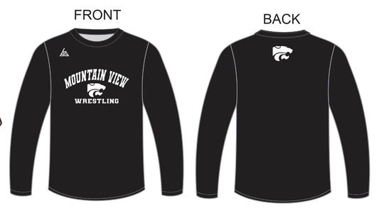 Mtn. View Wrestling Long Sleeve - DriFit (Black)