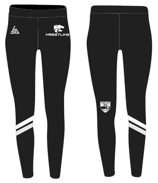 MV PowerCat Wrestling Unisex Leggings (Black)