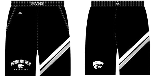 MVHS Smooth Wrestling Fight Shorts with Pockets