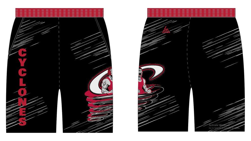 Tucson Cyclones Wrestling Mesh Shorts