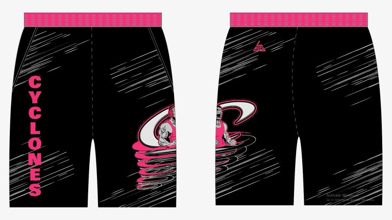 Tucson Cyclones Wrestling Mesh Shorts