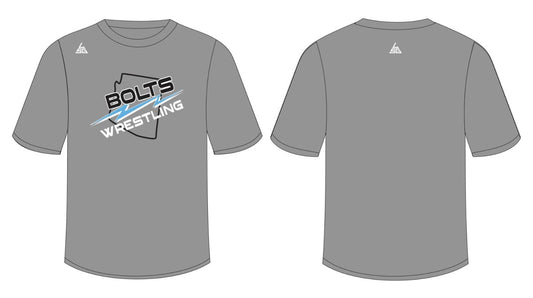 Bolts Wrestling DriFit Shirt - Gray