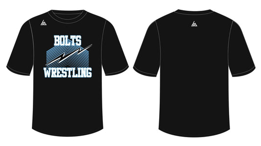 Bolts Wrestling DriFit Shirt - Black