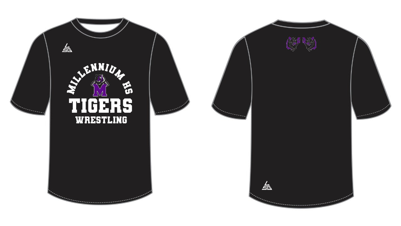 Millennium Wrestling DriFit Shirt - Black