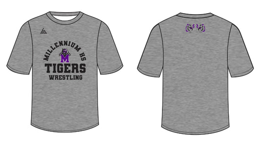 Millennium Wrestling DriFit Shirt - Gray