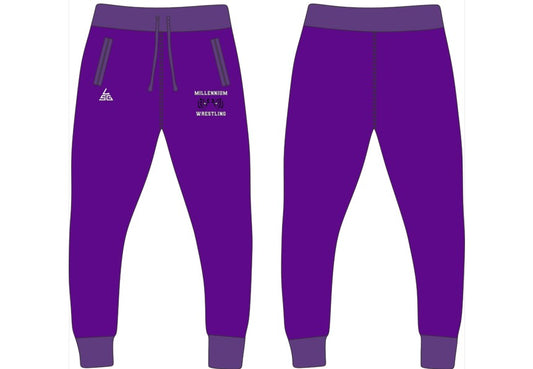 Millennium Wrestling Tiger Eyes Jogger - Purple