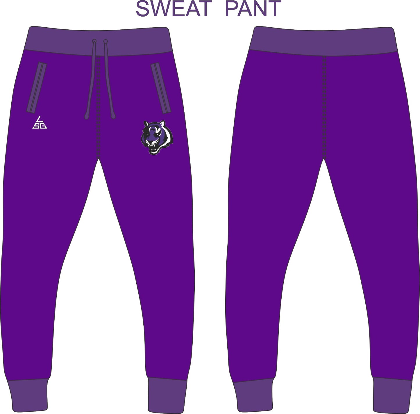 Millennium Wrestling Tiger Jogger - Purple