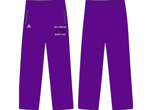 Millennium Wrestling Tiger Eyes Sweatpants - Purple