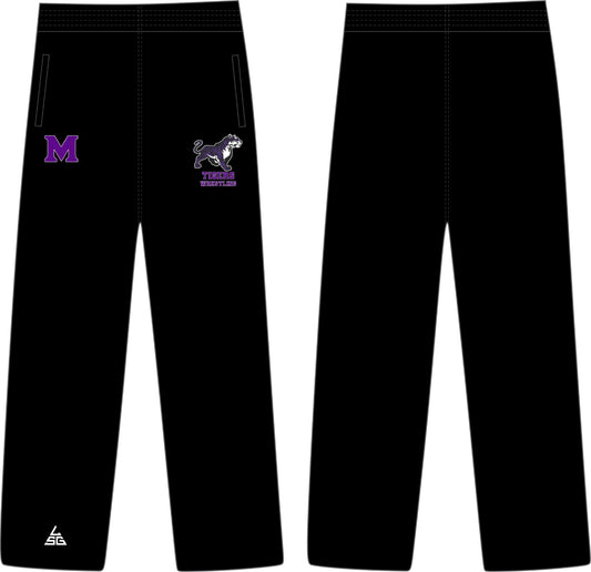 Tigers Wrestling Sweatpants - Black