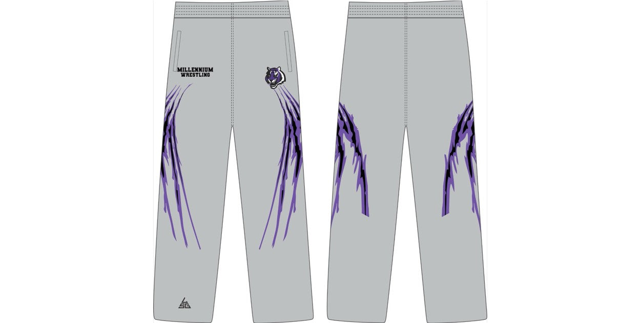 Millennium Wrestling Sweatpants - Gray