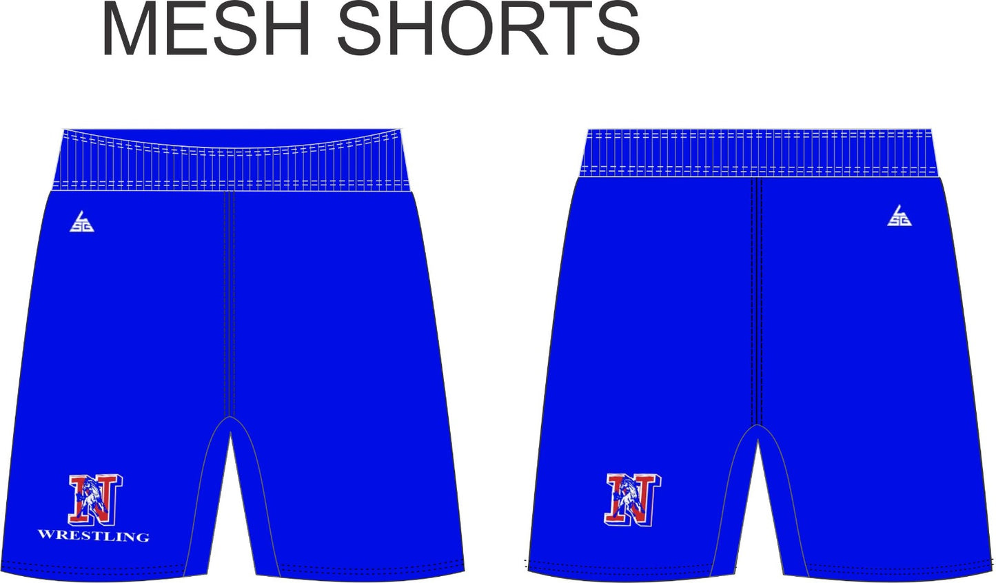 North Wrestling Mesh Shorts