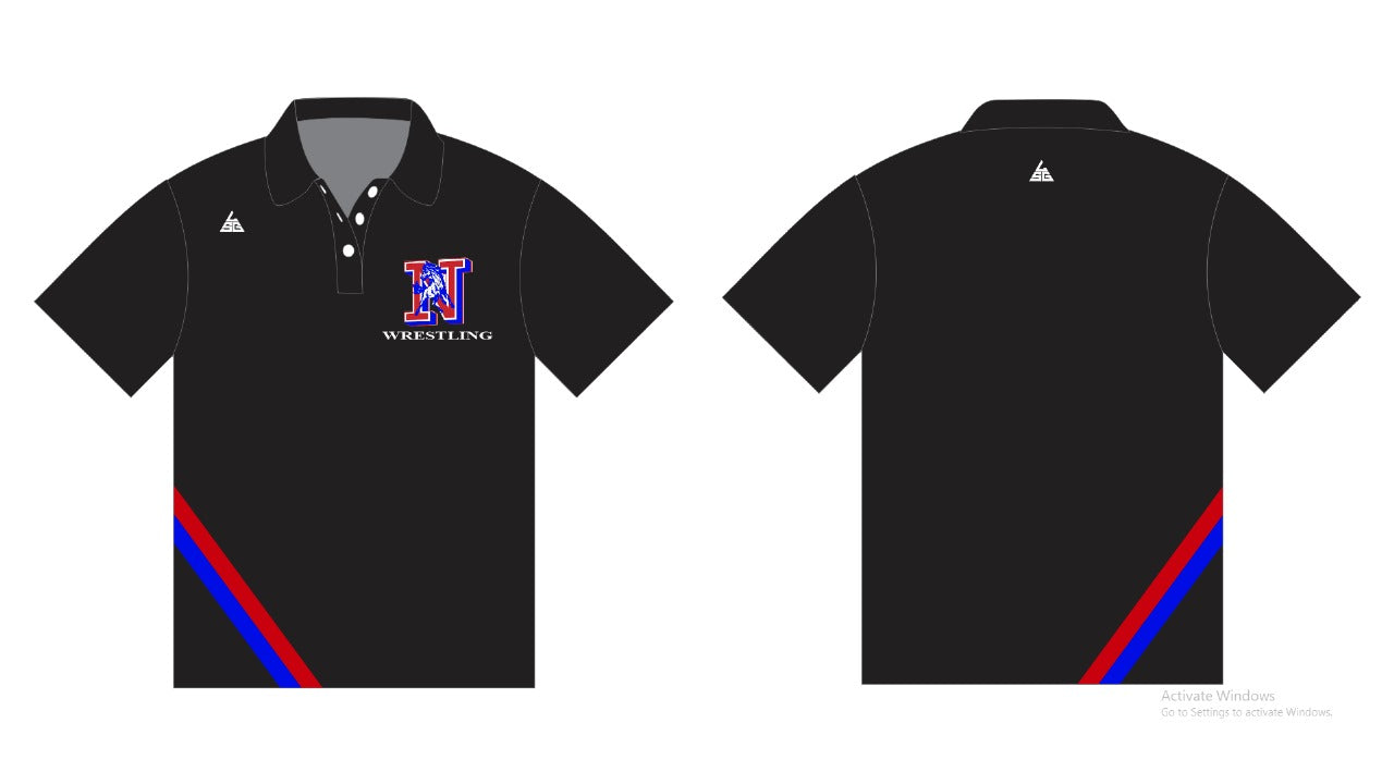 North Wrestling DriFit Polo Shirt