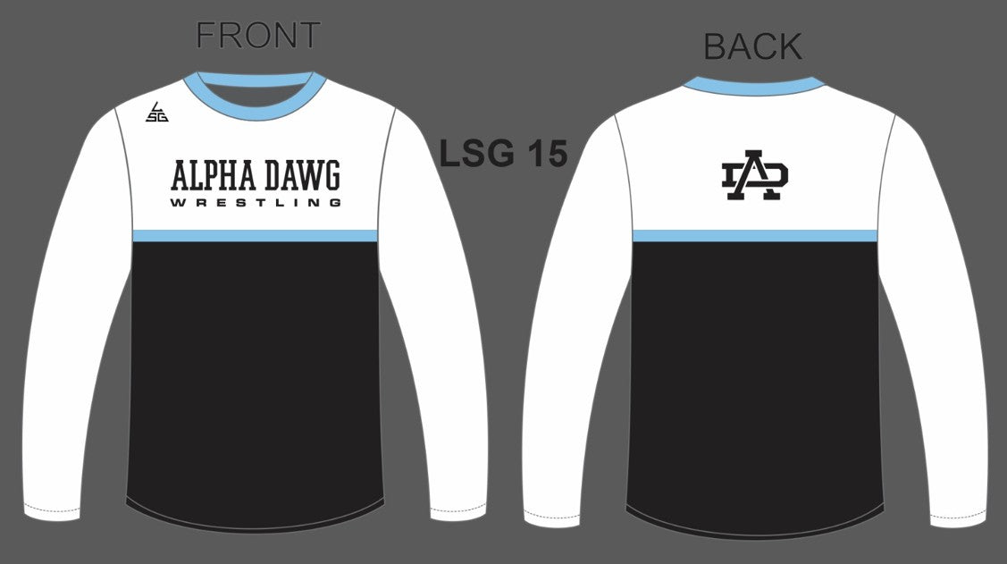 AlphaDawg DriFit Longsleeve - White
