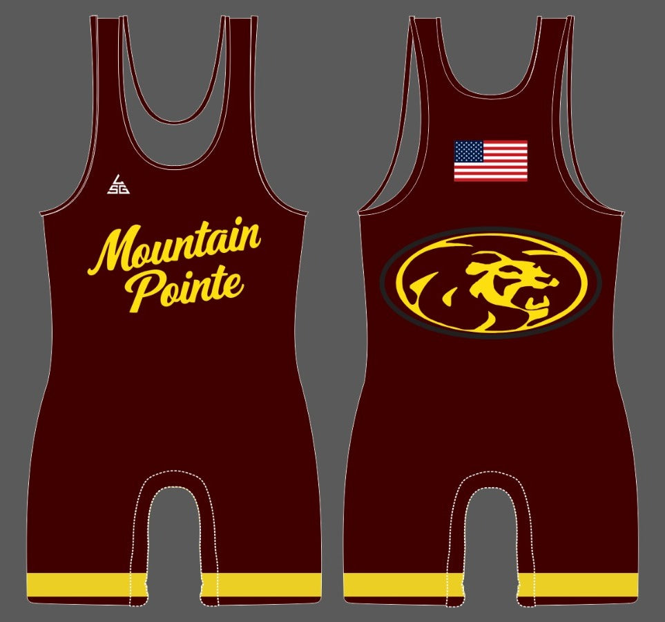 Pride Wrestling Throwback Men's Singlet w/ Name