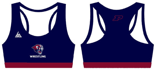 Puma Wrestling Sports Bra - Navy Blue