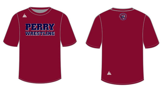 Perry Proud, Puma Strong Wrestling T-Shirt - Cardinal