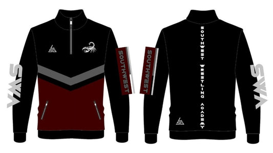 SWA Wrestling Quarter-Zip Jacket - OPTION 2