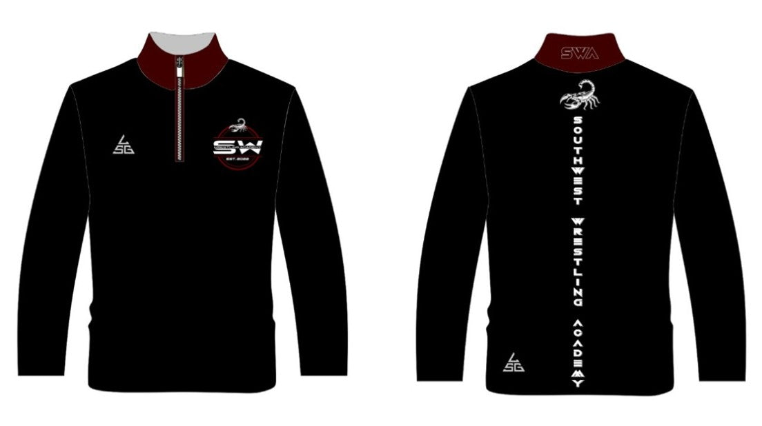 SWA Wrestling Quarter-Zip Jacket - OPTION 1