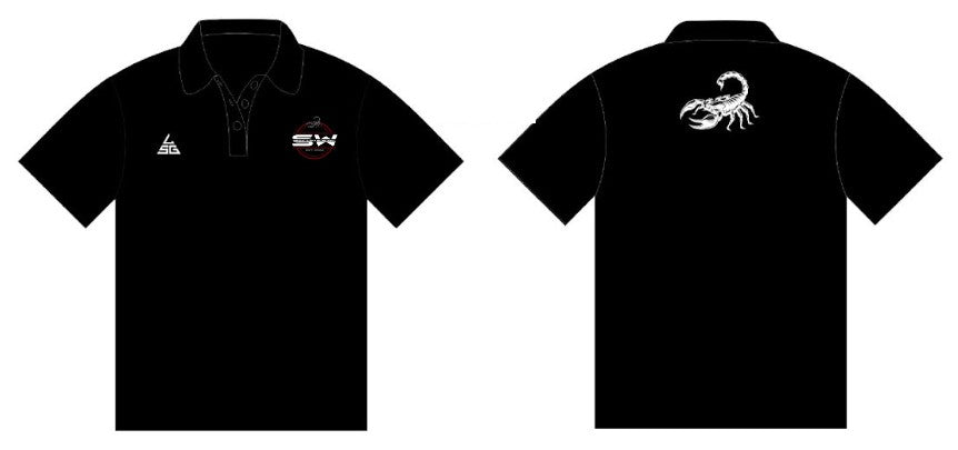 Southwest Wrestling Academy Polo Shirt - Black