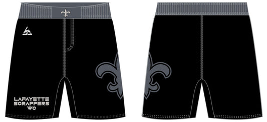 LSWC Wrestling Fight Shorts (Black)