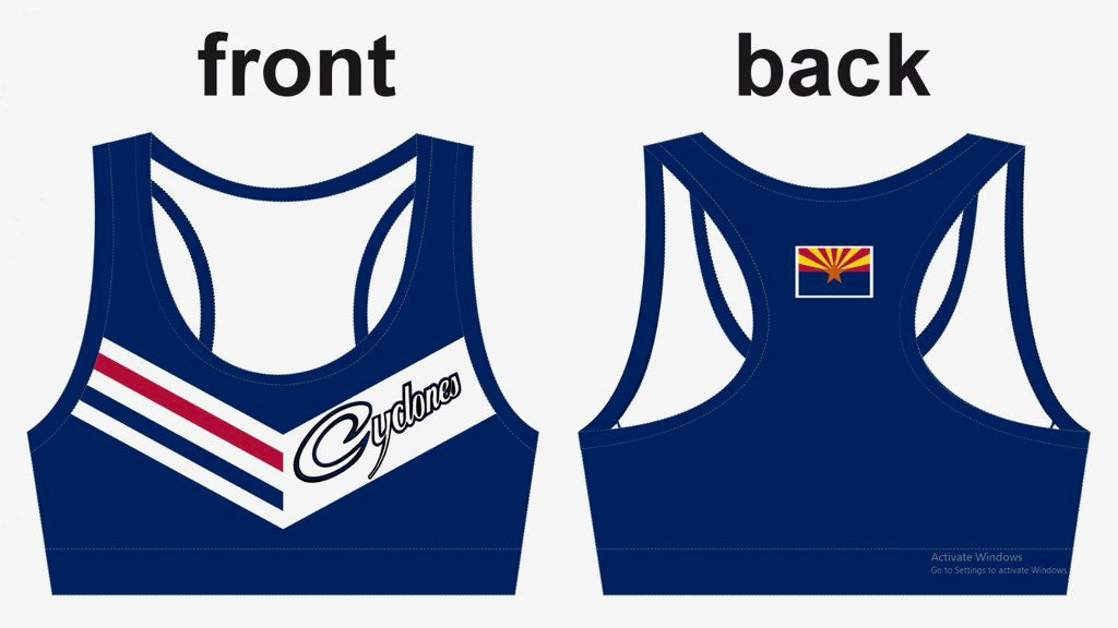 Tucson Cyclones Victory Sports Bra