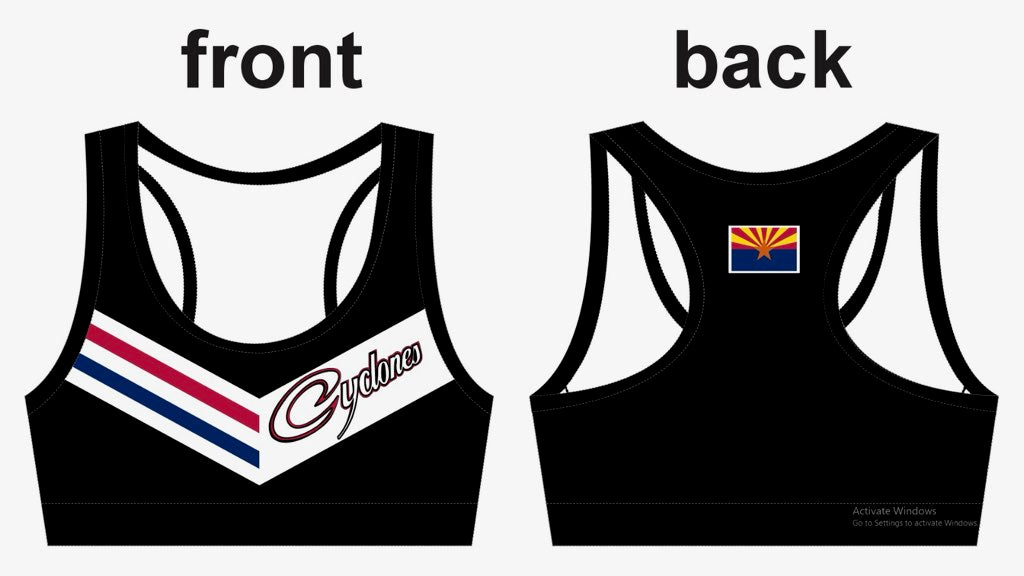 Tucson Cyclones Victory Sports Bra