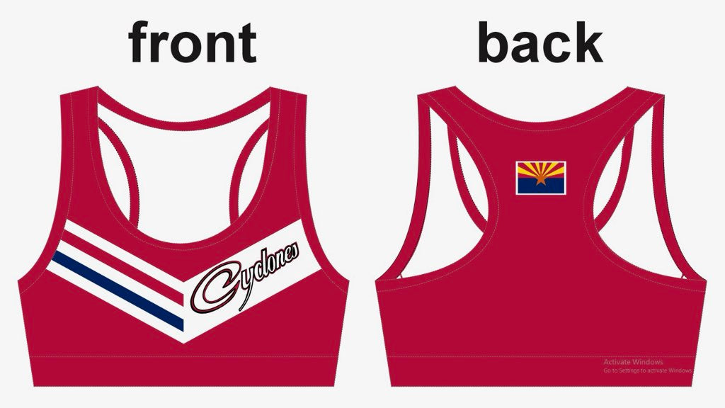 Tucson Cyclones Victory Sports Bra