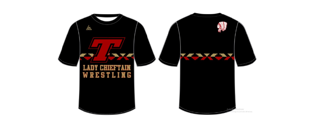 Tonganoxie Lady Chieftains Wrestling DriFit Shirt