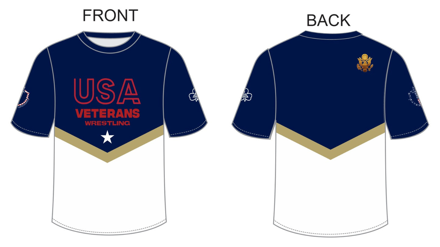 USA Veterans Wrestling Premium Dri-Fit T-Shirt