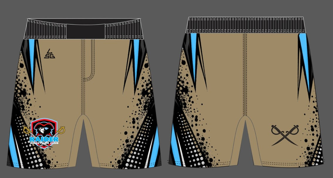 Raiders Fight Shorts - Tan
