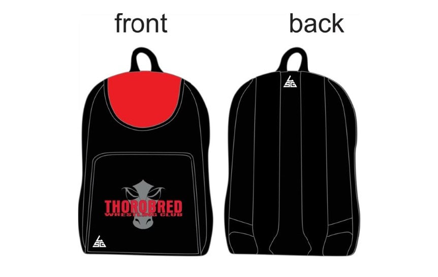 Thorobred Wrestling Club Backpack - WITHOUT NAME