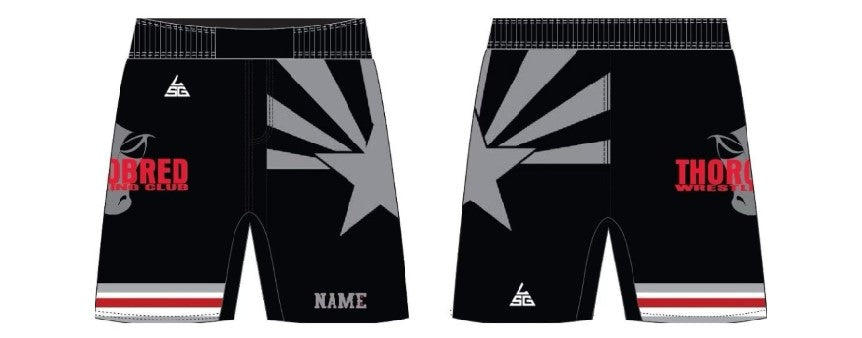 Thorobred Wrestling Club Fight Shorts - WITH NAME