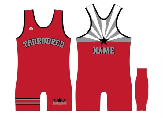 Thorobred Wrestling Club Singlet Set - WITH NAME