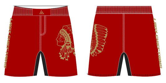 Lady Chieftains Wrestling Fight Shorts - Red