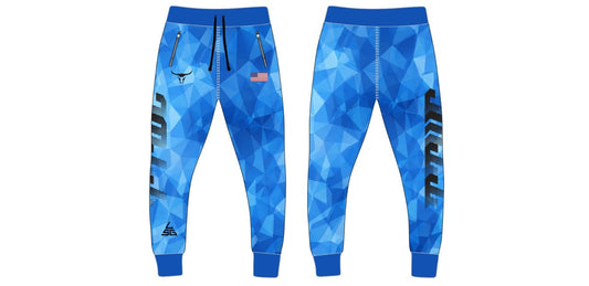TTWC Blue Geo Joggers