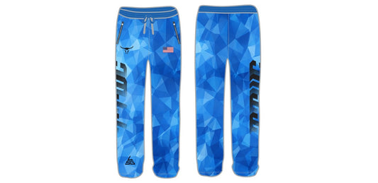 TTWC Blue Geo Sweatpants