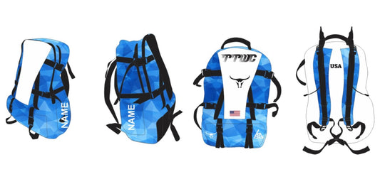 ToroTech Wrestling Club Blue Geo Backpack