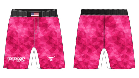ToroTech Wrestling Club Pink Geo Fight Shorts