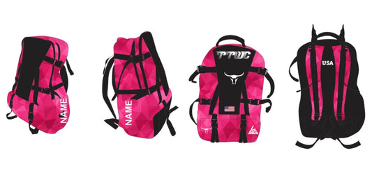 ToroTech Wrestling Club Pink Geo Backpack