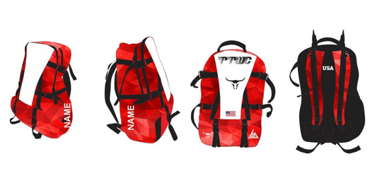 ToroTech Wrestling Club Red Geo Backpack