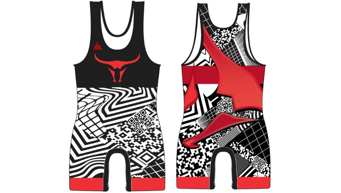 TTWC International Wrestling Glitch Singlet Set - Female